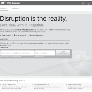 Using SAP Ariba Discovery
