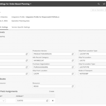 Configuring SAP IBP for Response and Supply