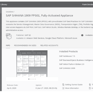 Learning the SAP S/4HANA Trial System